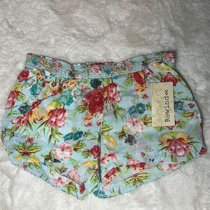 Rewind High Waist Red and Green Shorts